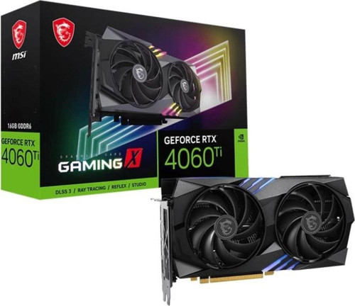 Vga Geforce Rtx 4060 Tı Gamıng X 16G Rtx4060Tı 16Gb Gddr6 128B Dx12 Pcıe 4.0 X16 (3Xdp 1Xhdmı)