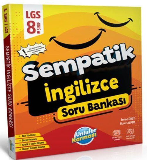8. Sınıf LGS İngilizce Sempatik Soru Bankası Ünlüler Karması
