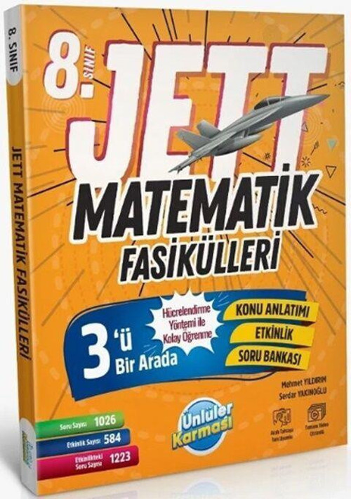 8. Sınıf Matematik JETT Soru Fasikülleri Ünlüler Karması