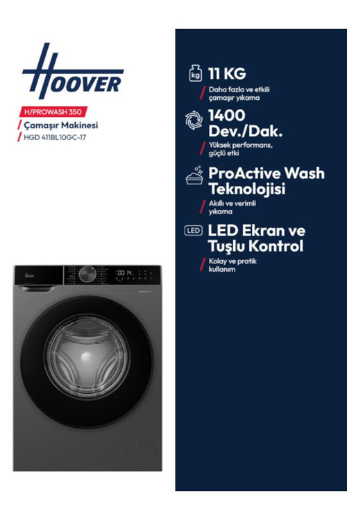 HGD 411BL10GC-17 Çamaşır Makinesi