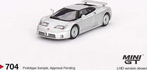 Bugatti EB110 GT Grigio Chiaro 1:64 704