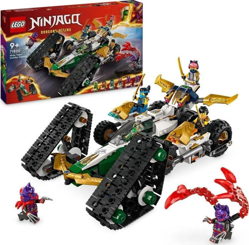Ninjago Ninja Ekibi Kombo Araç 71820 – 9 Yaş ve Üzeri İçin Yapım Seti (576 Parça)