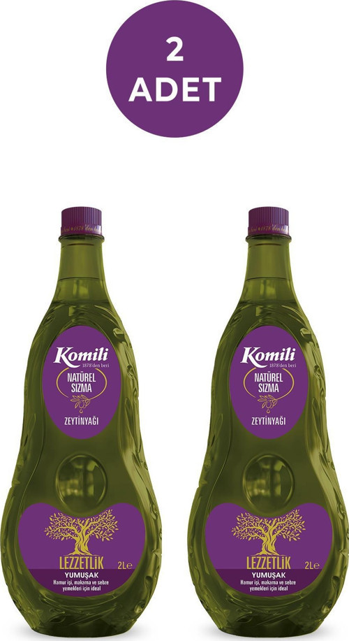 SIZMA LEZZETLİK YUMUŞAK ZEYTİNYAĞI 2 LT PET * 2 ADET