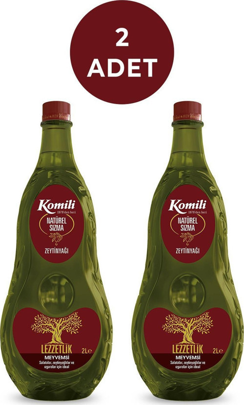 SIZMA LEZZETLİK MEYVEMSİ ZEYTİNYAĞI 2 LT PET * 2 ADET