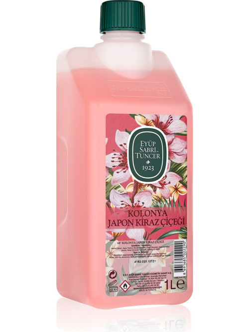 Kiraz Çiçeği Kolonya 1 Litre 70 Derece Dökme Ferahlatıcı ve Hijyenik