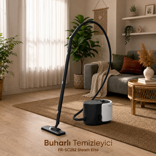 SİYAH FR-SC282 Steam Elite 1500W Siyah Buharlı Temizleyici
