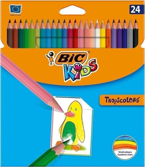 Bic Kids Tropicolor Kuru Boya Kalemi 24 Renk