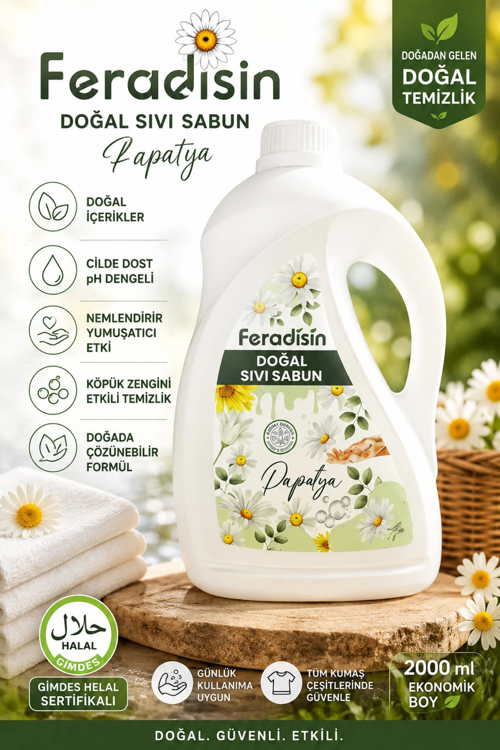 Papatyalı Doğal Sıvı El Sabunu 2 Lt