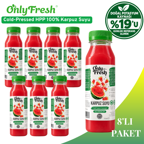 %100 Cold-Pressed Karpuz Suyu 250ml X 8 Adet