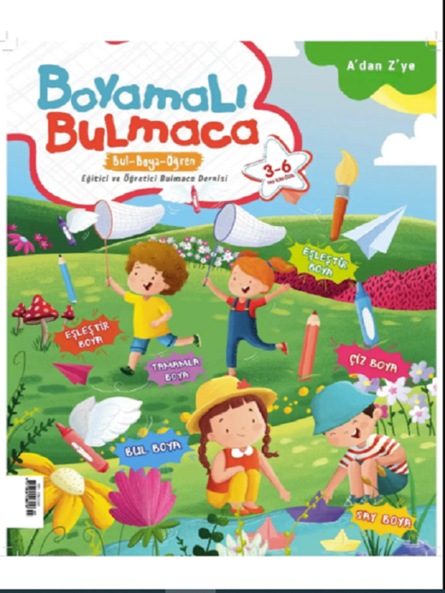 Turkuvaz Dergi Boyamalı Bulmaca Sayı 5