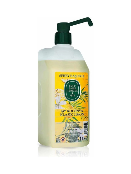 1lt Pet Pompalı Limon Kolonyası