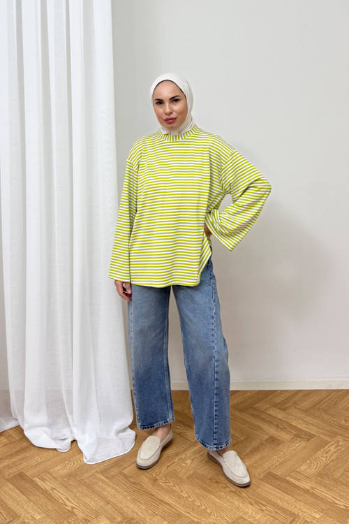 Çizgili Tunik 3-0010