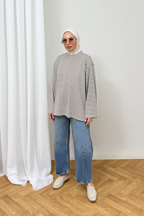 Çizgili Tunik 3-0010