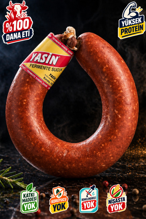 Dana Fermente Kangal Sucuk 300 gr - %100 DANA ETİ