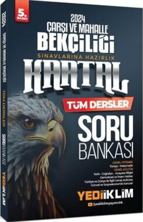 2024 Çarşı Ve Mahalle Bekçiliği Sınavlarına Hazırlık Kartal Tüm Dersler Soru Bankası