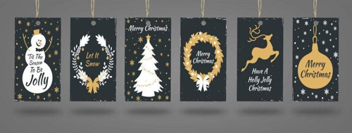 Hediye Paketi Sallanan Etiketi 50 Adet