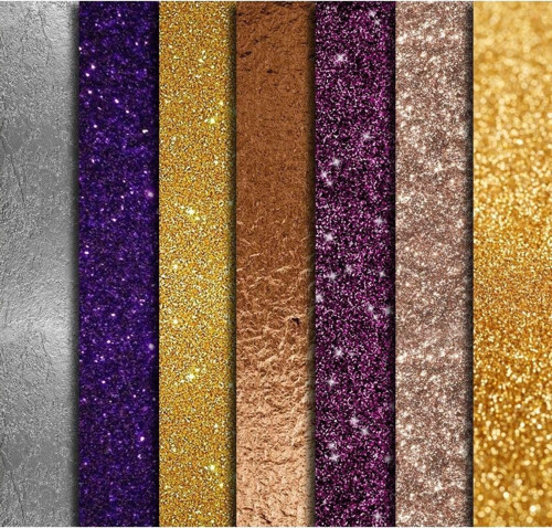 Metalik Görünümlü Hediye Paketi Kağıdı (35x50 Cm 7 Adet)