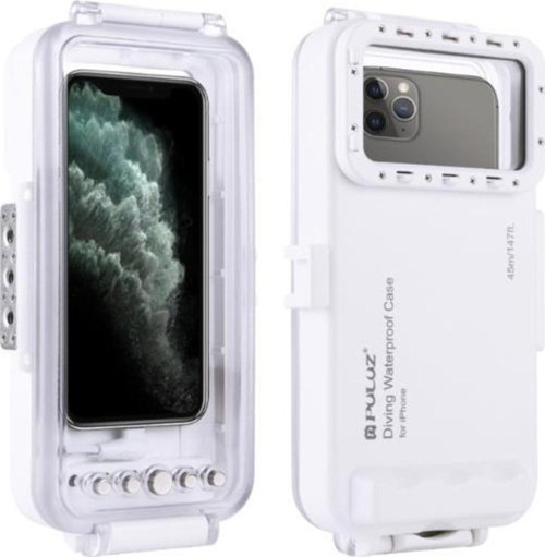 45m/147ft Su Geçirmez Dalış Kılıfı Fotoğraf Video Çekme İos 13 ve üstü İphone Telefonlar İçin