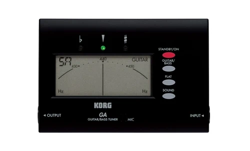 GA40BK Tuner - Bas Gitar Akort Aleti - Siyah