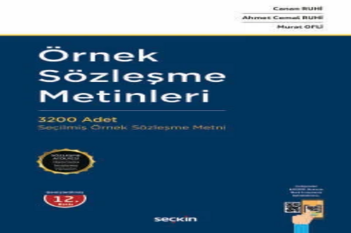 Örnek Sözleşme Metinleri Canan Ruhi,Ahmet Cemal Ruhi,Murat Ofli