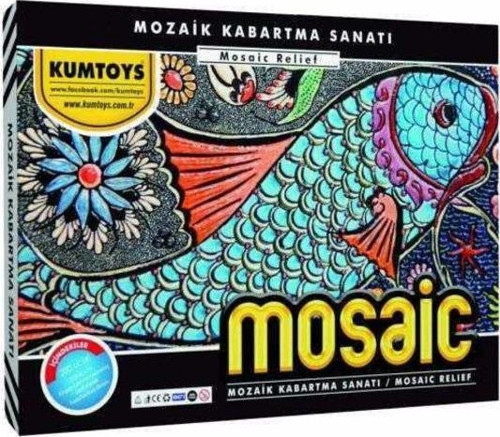 Jel Mozaik Kabartma Sanatı 30x40cm Moziyik Mosaic Kabartma