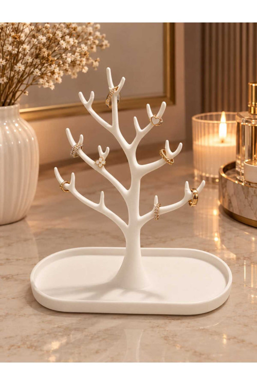 3D Dekoratif Takı Standı - Yüzük, Küpe Ağacı - Takı Organizer - Takı Ağacı