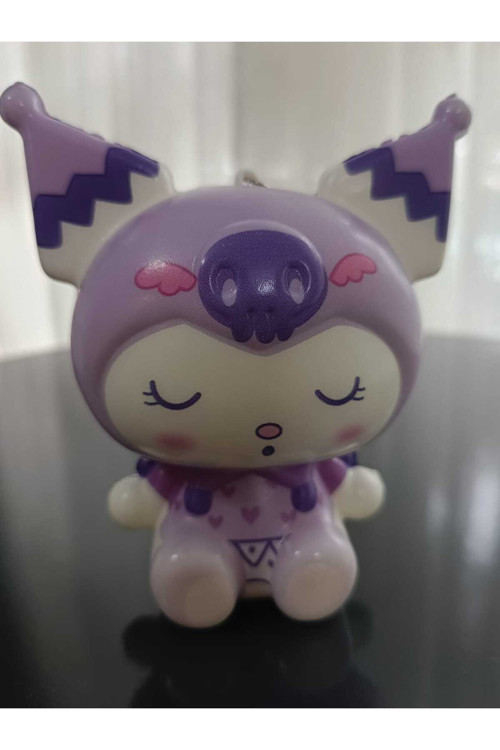 Sukuşi Oyuncak Kuromi 12 Cm Kaliteli Sık Bırak Anahtarlıklı Kuromi Oyun Figürü (1 Adet)