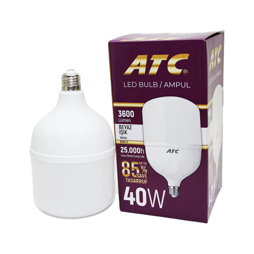 40W TORCH LED BULB AMPUL BEYAZ E27 (5668)