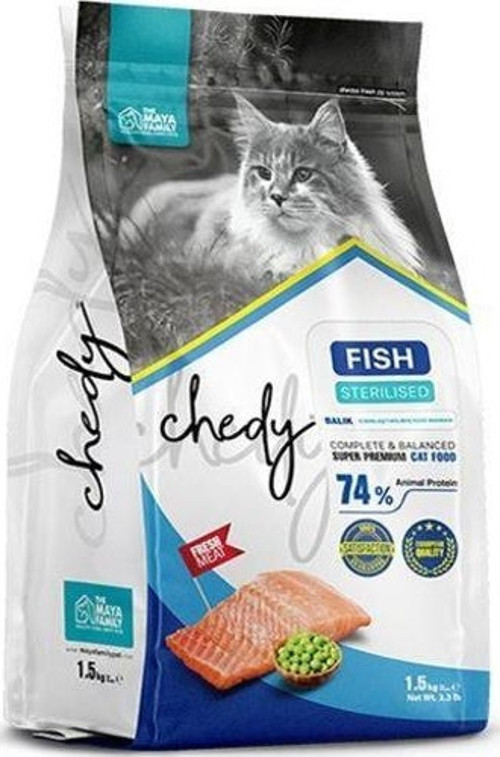 Super Premium Kısırlaştırılmış Balıklı Yetişkin Kedi Maması 10 Kg