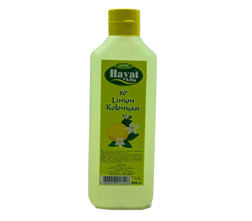 HAYAT 900ML LİMON KOLONYA BİDON (5668)
