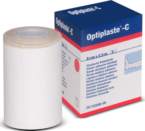Optiplast C 8cm x 2,5m Bsn Sert Yapışkan Bandaj