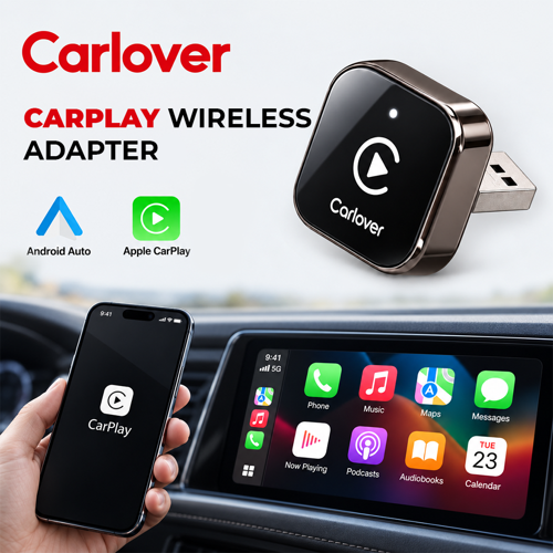2in1 Kablosuz CarPlay ve Android Auto Dönüştürücü Adaptör