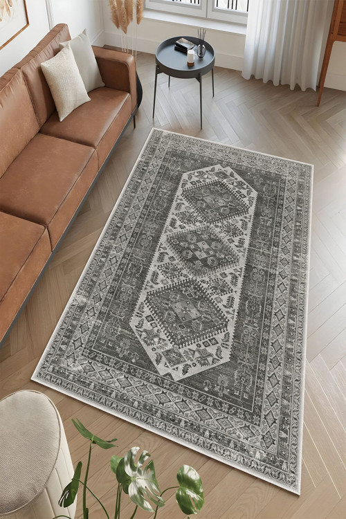 Dekoratif Özel Tasarım Yıkanabilir, İnce, Kaymaz Tabanlı, Modern Halı