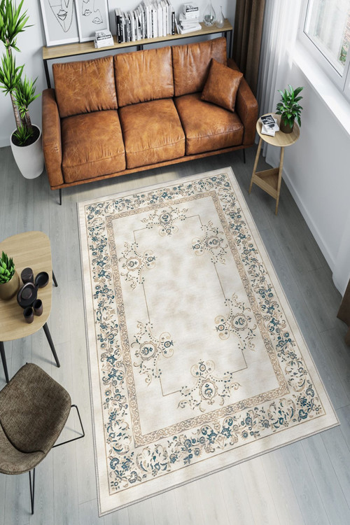 Dekoratif Özel Tasarım Yıkanabilir, İnce, Kaymaz Tabanlı, Modern Halı