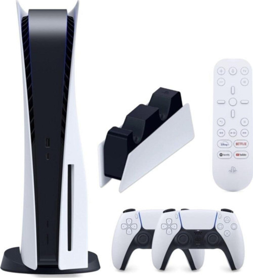 Playstation 5 + 2. Kol + Medya Kumandası + Şarj Istasyonu Paket ( Ithalatçı Garantili )