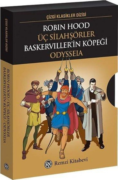 Çizgi Klasikler Dizisi Seti - 4 Kitap Takım - Kutulu