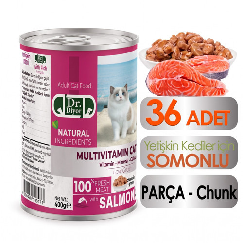 Somonlu Yetişkin Kedi Maması 36 Adet