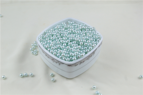 6 mm Açık Soluk Turkuaz İnci Boncuk 30 Gr (Kolye, Bileklik, Küpe ve Takı Yapımı)