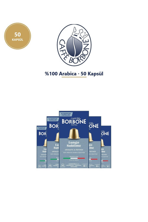 Arabica 50'li Kapsül Kahve – Nespresso Uyumlu, Aylık Stok Avantajı