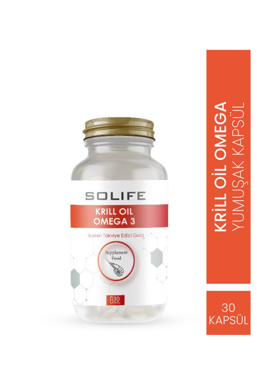 SOLIFE KRİLL OİL OMEGA-3 30 KAPSÜL