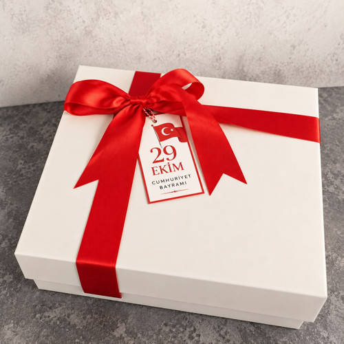 Tinysgift 29 Ekim Cumhuriyet Bayramı Boş Hediye Kutusu