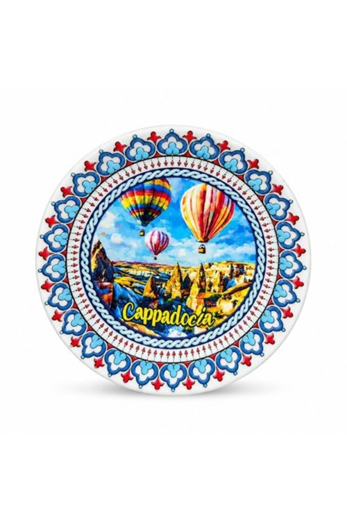 Kapadokya Temalı Seramik Magnet