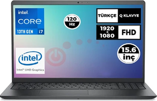 Vostro 3530 i7-1355U 32GB 4TB SSD 15.6" FHD 120Hz Freedos Laptop N1601PVNB3530U 008