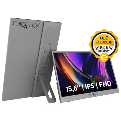 JDP Air 15.6'' 60Hz IPS FHD Type C/HDMI Taşınabilir Monitör (Ölü Pikselde Anında Değişim)
