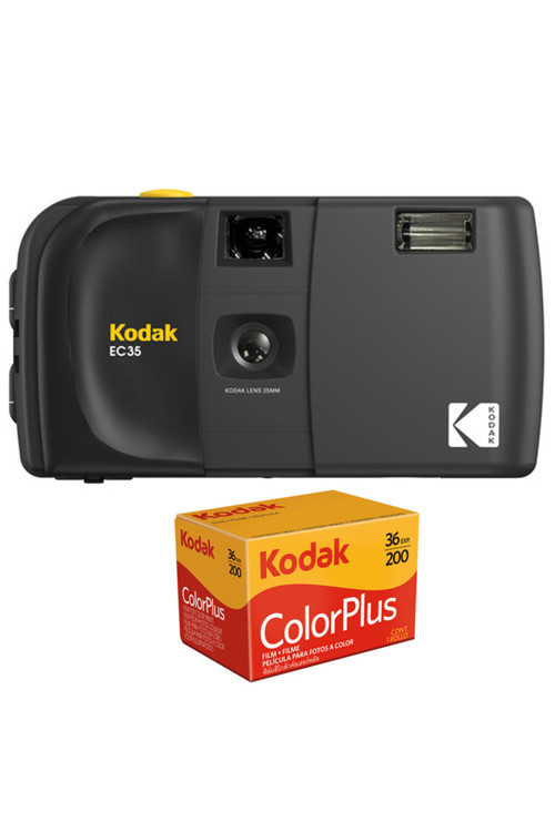 Kodak Ec35 +Kodak Plus 200/36 Poz 35 Mm Film Kamera