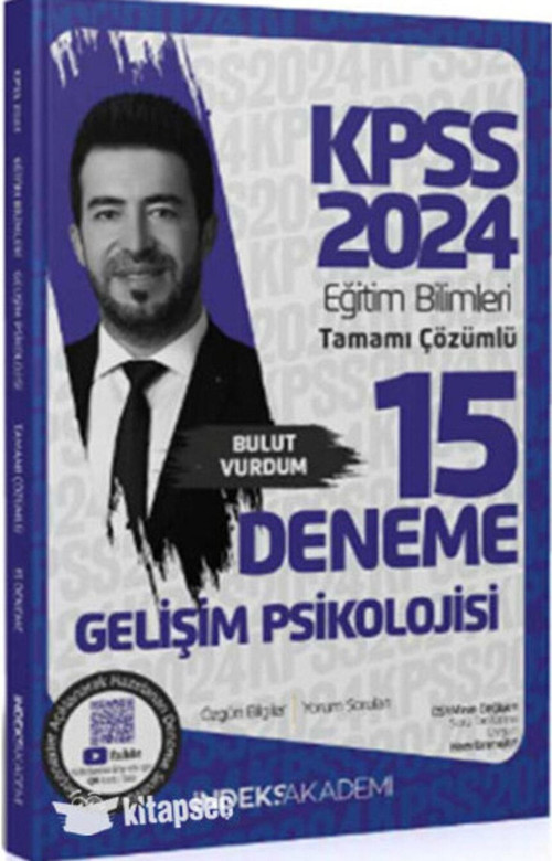 2024 KPSS Eğitim Bilimleri Gelişim Psikolojisi 15 Deneme Çözümlü - Bulut Vurdum