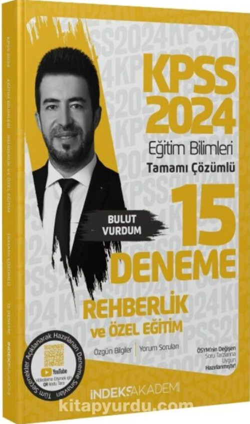 2024 KPSS Eğitim Bilimleri Rehberlik ve Özel Eğitim 15 Deneme Çözümlü - Bulut Vurdum