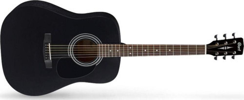 Ad810bks Akustik Gitar, Siyah Satin, Ladin Kapak, Arka &yan Akustik Gitar Kılıfsız, Renk: Sati