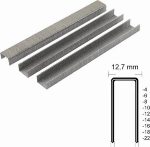 80 Serisi 21 GA Zımba Telleri 8012 12 mm 3000 Adet