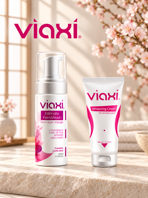 FemiWash İntim Hijyen Köpüğü 100 ml + Whitening Cream 50 ml – İkili Özel Bölge Bakım Seti